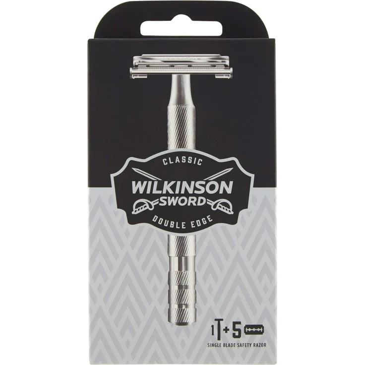 Wilkinson Sword Classic Vintage Edition Herren Rasierer mit 5 Rasierklingen, 1 St - Preisvergleich – Bild 1