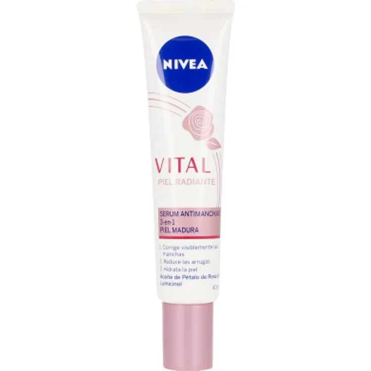 Nivea Vital Radiante Serum Antimanchas 3En1 40 ml, mit pflegender Wirkung 