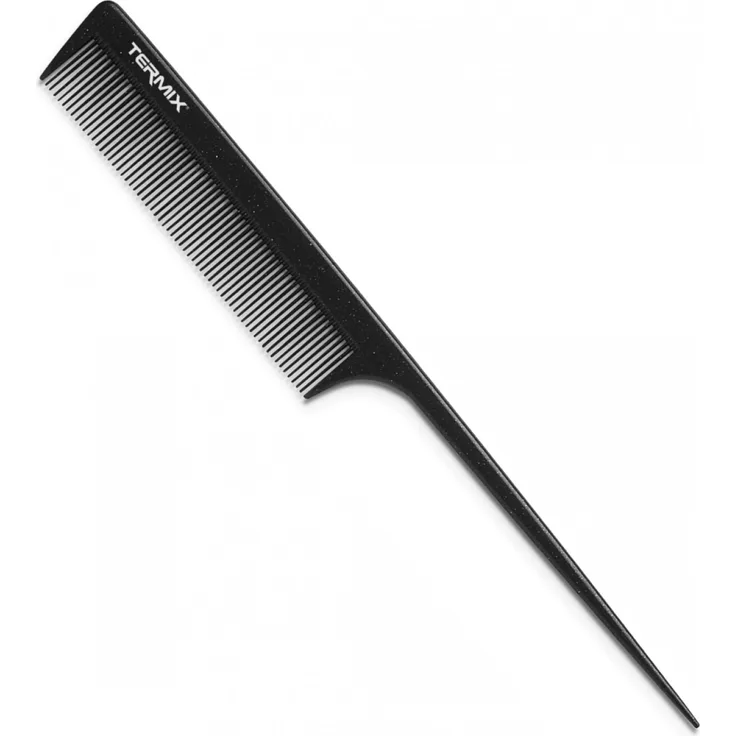 Termix Titan 860- Kamm mit Titanpartikeln mit Hitze- und Chemikalienbeständigkeit.