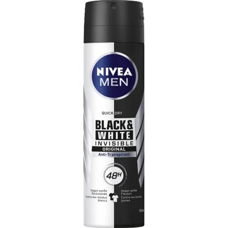 Nivea Men Deo Spray Invisible Black & White Power 150 ml