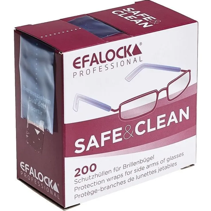 Efalock Einweg-Brillenbügelschutz Rolle mit 200 Stück