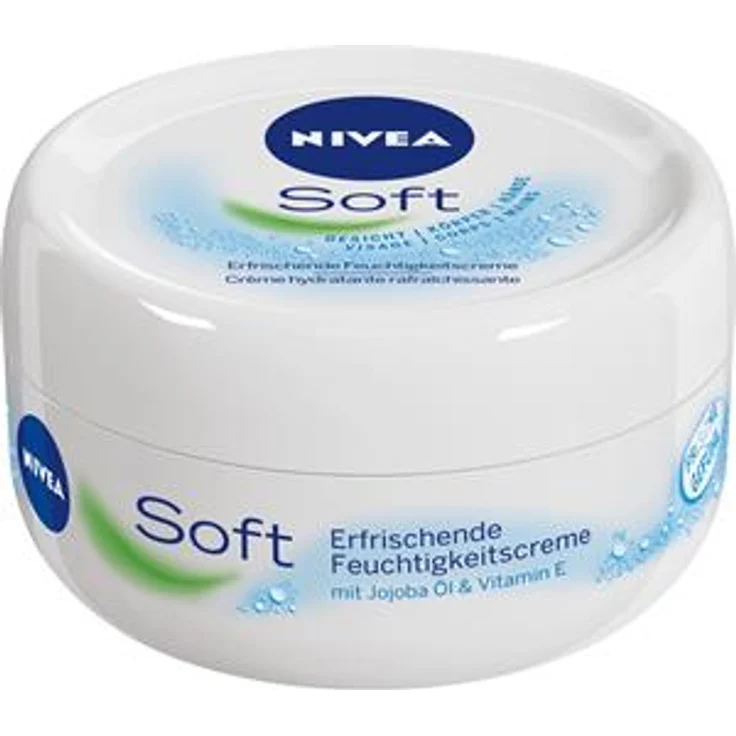 Nivea Handcreme und Seife Soft Erfrischende Feuchtigkeitscreme 75 ml  – Bild 1