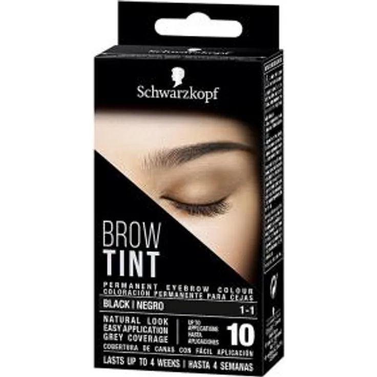 Schwarzkopf Brow Tint Permanent Eye Brow Color 1 - 1 Schwarz Tönung 17 ml