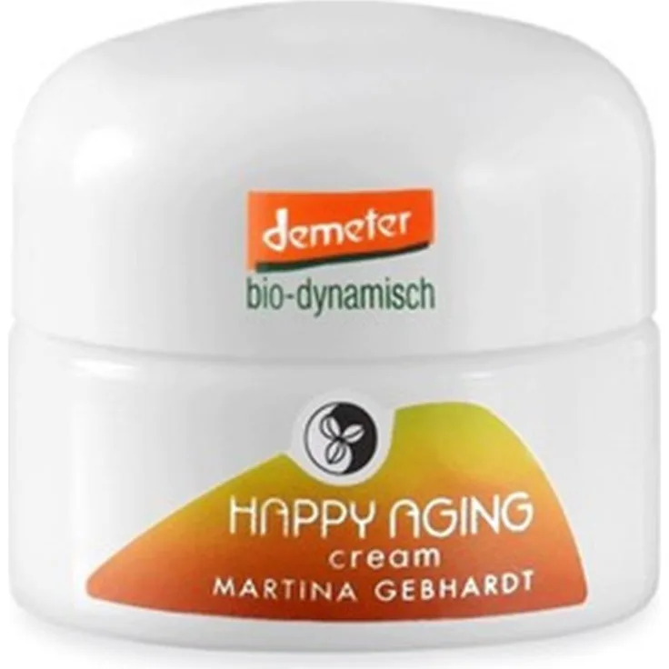 Martina gebhardt Naturkosmetik Kg Happy Aging Cream 15 ml Tagespflege, für Damen und Herren