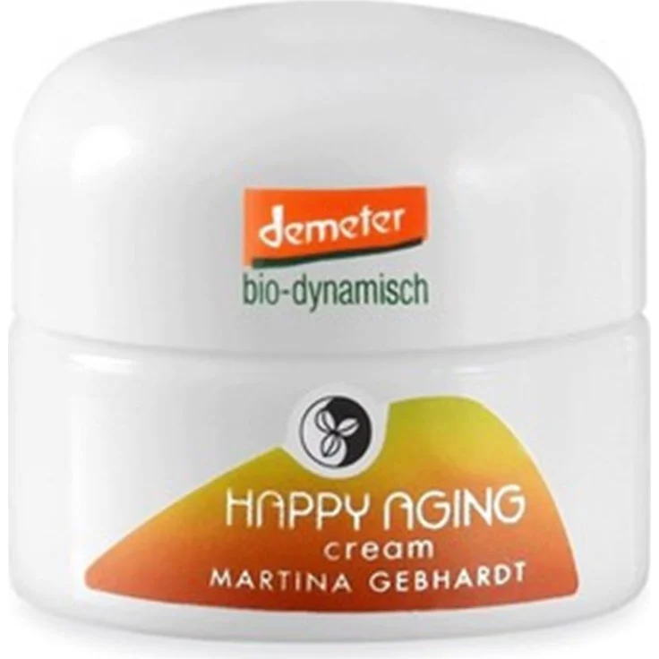 Martina gebhardt Naturkosmetik Kg Happy Aging Cream 15 ml Tagespflege, für Damen und Herren