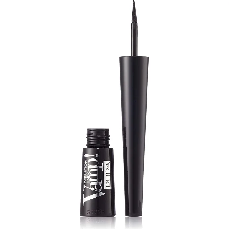 Pupa Augen Make-up Vamp Definition Eyeliner 100 Black 2,5 ml Schwarz, mit einer festen Textur