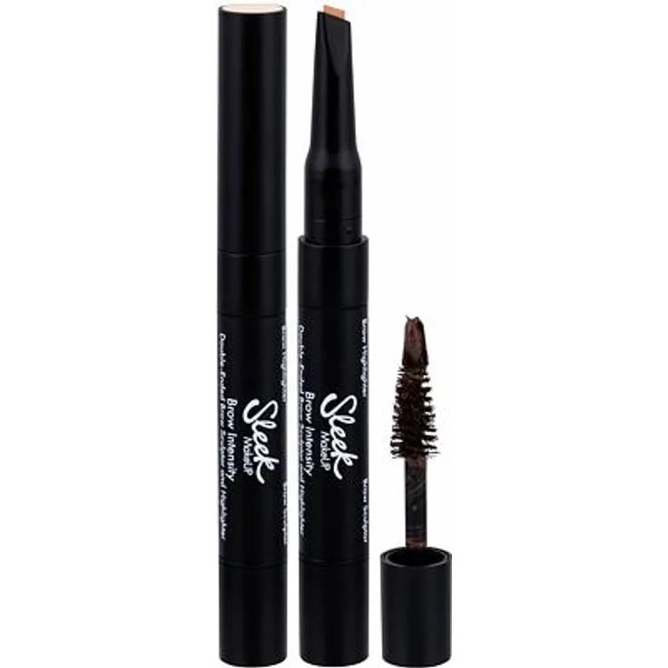 Sleek MakeUP Brow Intensity Farbton 218 Extra Dark set Highlighter 3 ml + Augenbrauen-Mascara 0,15 g