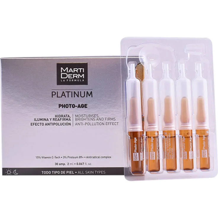 Martiderm Platinum Photo-Age Ampoules 30 x 2 ml, mit pflegender Wirkung 