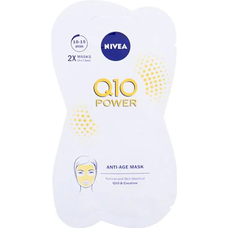 Nivea Q10 Power Anti-Age glättende Maske gegen Falten 15 ml, für Damen und Herren