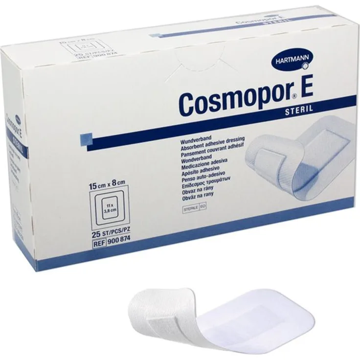 Hartmann Cosmopor E Wundpflaster steril 25 Stück 15 x 8 cm