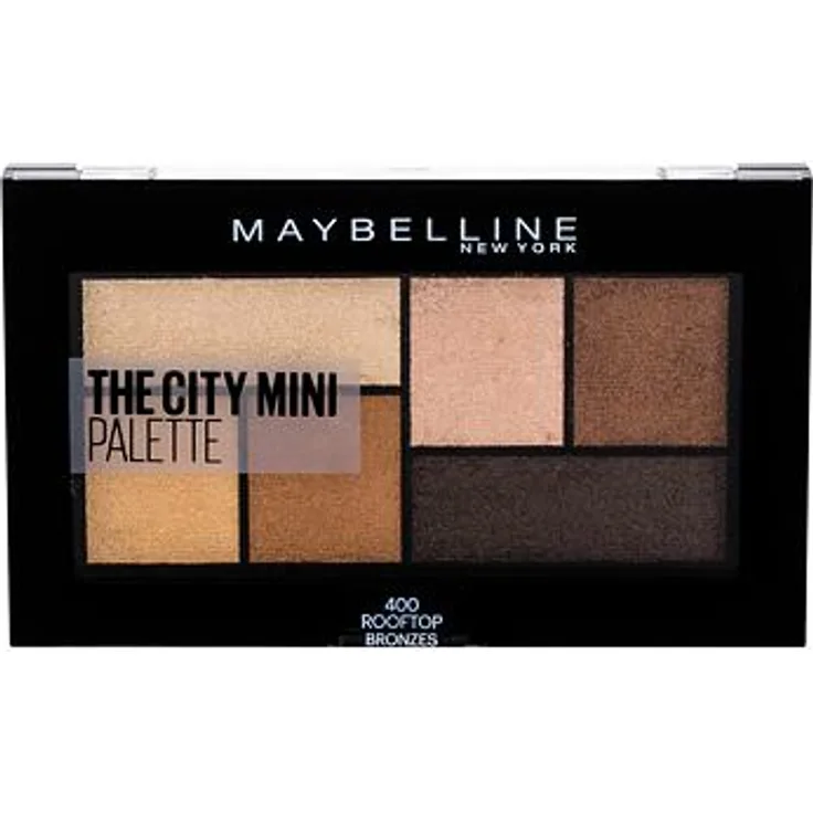 Maybelline The City Mini 6-Lidschatten-Palette für dramatischen Look 6 g Farbton 400 Rooftop Bronzes