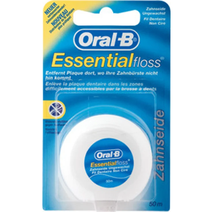 Oral B Essential Floss gewachst 50 m Zahnseide/Flosser gewachst