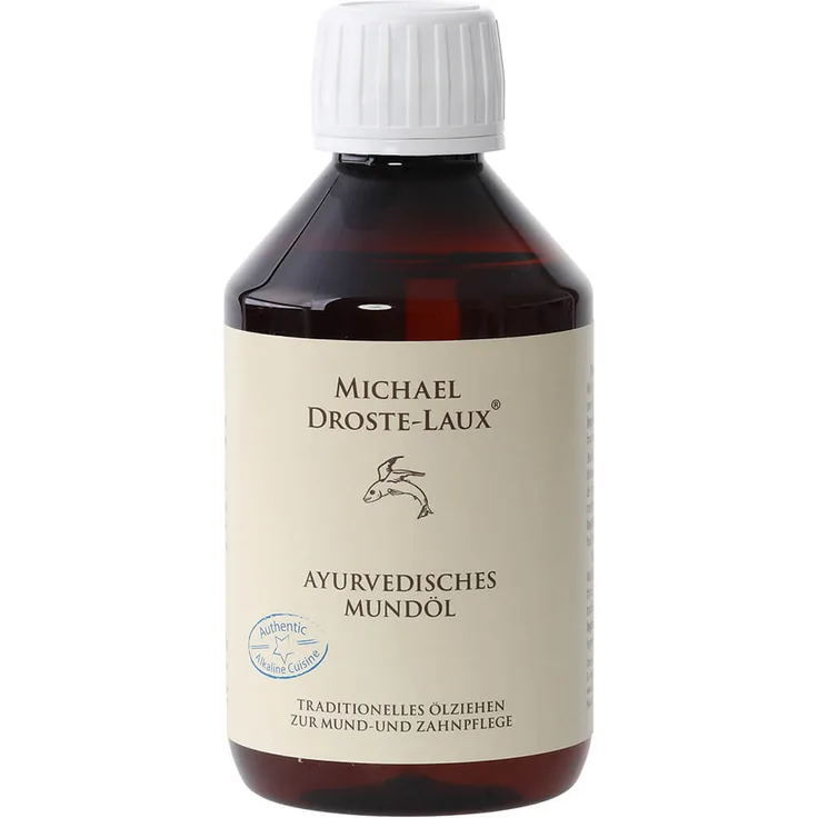Droste-Laux Naturkosmetik Ayurvedisches Bio Mundöl 250 ml Mundspülung mit kaltgepresstem Sesamöl