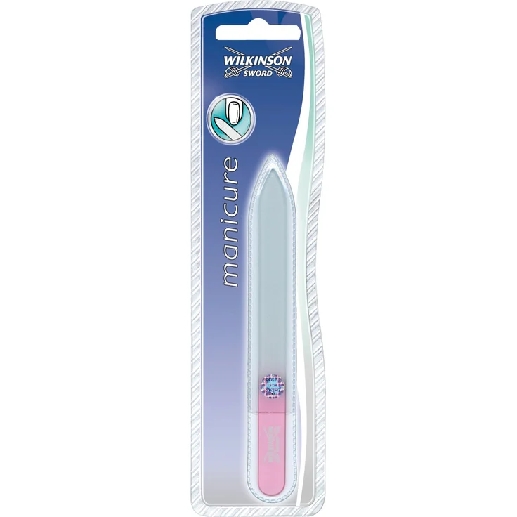 Wilkinson Sword Maniküre Feile Glas 4- in 1 Nagelfeile, 1 St