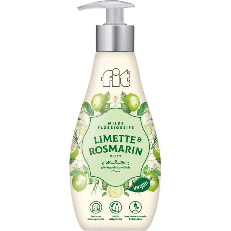 fit Flüssigseife Limette und Rosmarin Duft Gewürz Edition 400ml