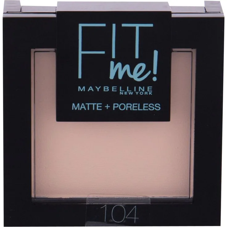 Maybelline Fit Me! Matte + Poreless 104 Soft Ivory 9g Powder for Women