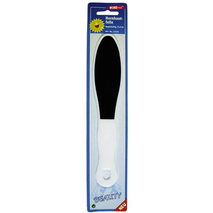 Wundmed Hornhautfeile 22,8 cm, doppelseitig