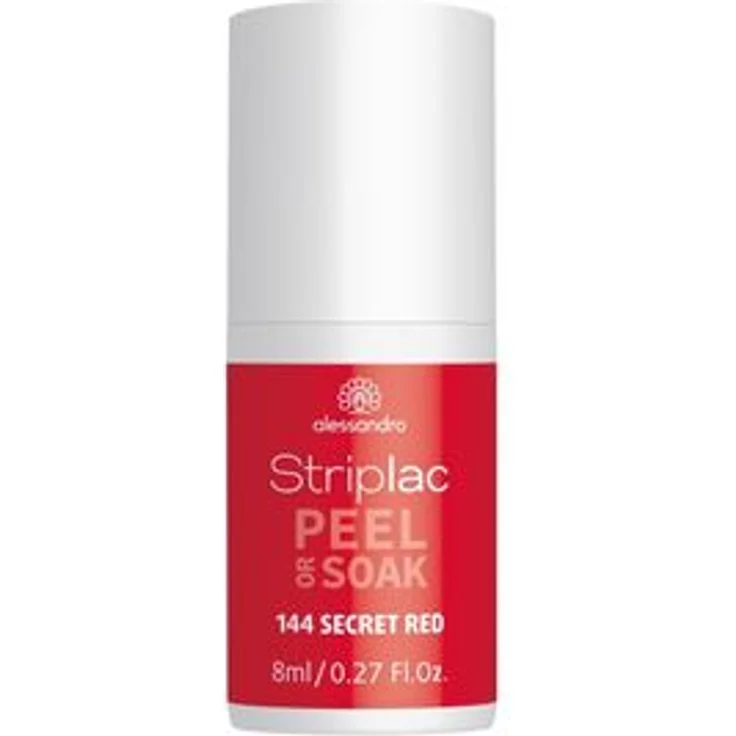 Alessandro Striplac Peel or Soak Nagellack 144 Secret Red 8 ml – Bild 1