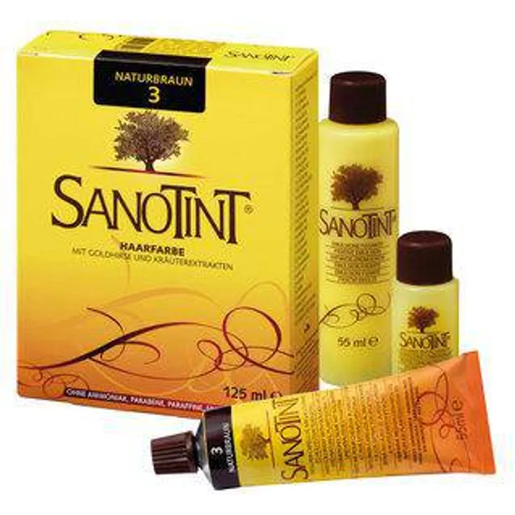 Firstorganicbaby Sanotint hair color no. 3 Natural brown, 125ml