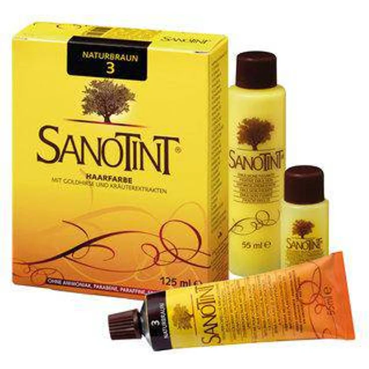 Firstorganicbaby Sanotint hair color no. 3 Natural brown, 125ml