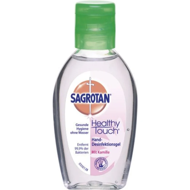 Sagrotan Hand-Desinfektionsgel Kamille & Lotus Desinfektionsmittel für die Hände in handlicher Reisegröße 1 x 50 ml antibakterielles Gel - Preisvergleich – Bild 1