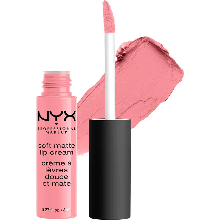 Nyx Professional Makeup Soft Matte Lip Cream, Cremiges Und Mattes Finish, Hochpigmentiert, Langanhaltend, Vegane Formel, Farbton: Tokyo