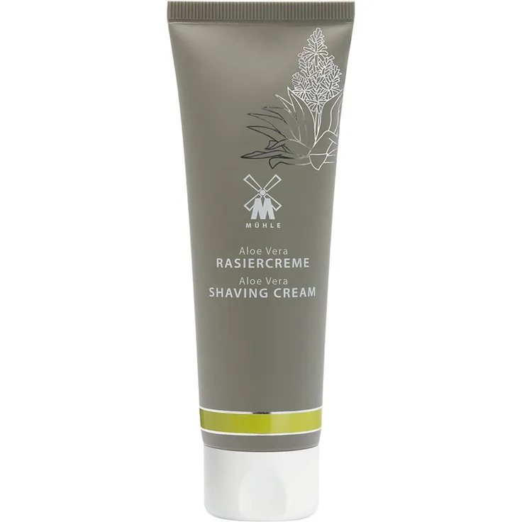 Mühle Rasiercreme - Aloe Vera, Eichenmoos mit Minze für trockene Haut 75 ml