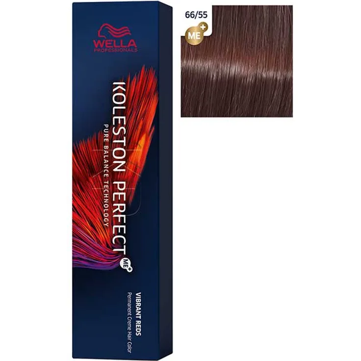 Wella Professionals Koleston Perfect Me + Vibrant Reds P5 66-55 Hellbraun Mahagoni Intensiv, 60 ml