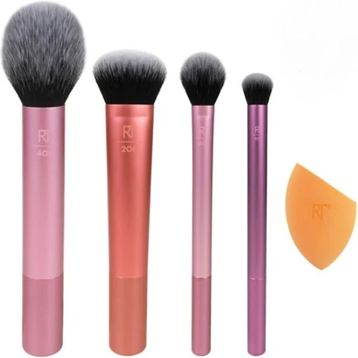 Real Techniques Set Everyday Essentials Set Pinsel-Set, Dekorative Kosmetik Make-up Accessoires – Bild 1