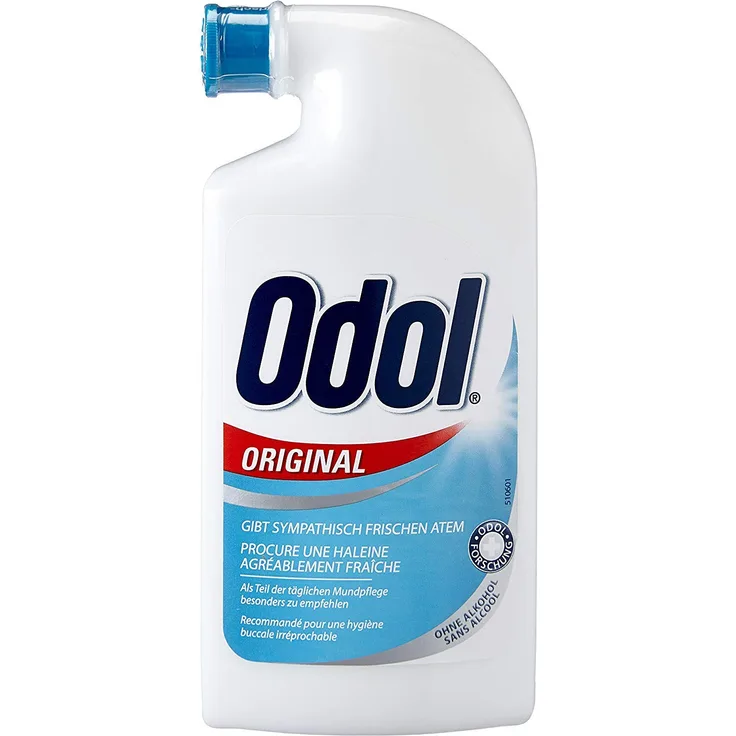 Odol-med 3 Mundwasser Original, 125 ml, für ein strahlend sauberes Lächeln