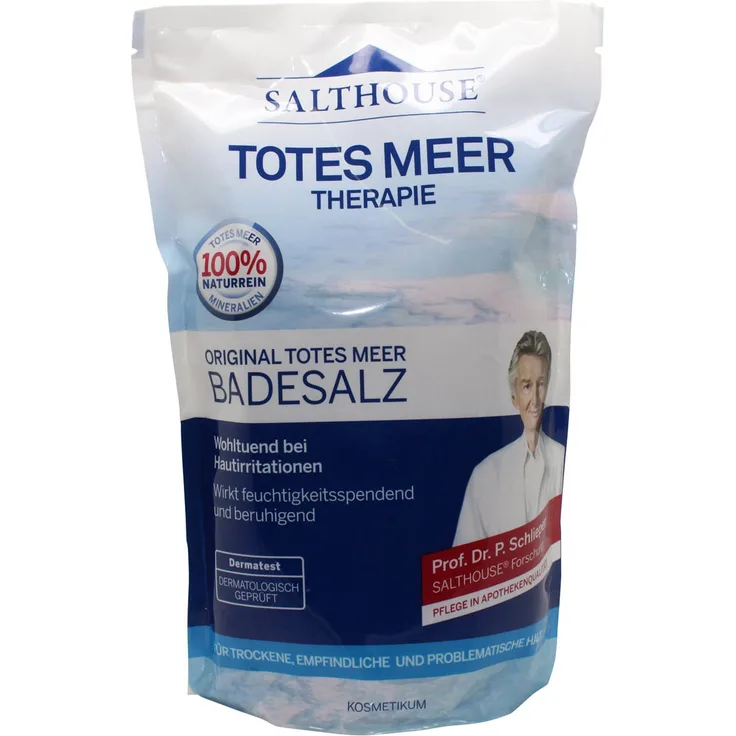 SALTHOUSE Original Totes Meer Therapie Badesalz PUR 500g für Empfindliche Haut, Trockene Haut geeignet - Preisvergleich