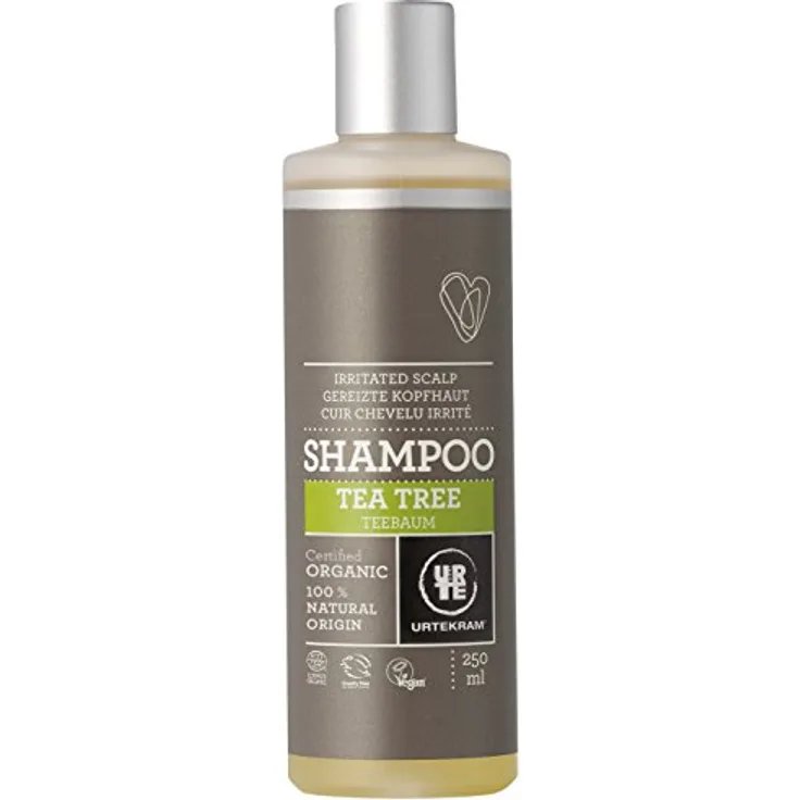 Urtekram Teebaum Shampoo Bio, gereizte Kopfhaut, 250 ml