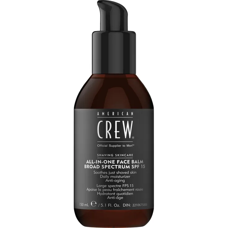 AMERICAN CREW Gesichtsbalsam SPF 15,1 x 170 ml, für alle Hauttypen, mit einer beruhigenden Wirkung, pflegend