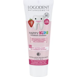 Bild für Logona Logodent Happy Kids Erdbeer Zahngel 50 ml