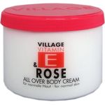Village Vitamin E Körpercreme Rose 500 ml 