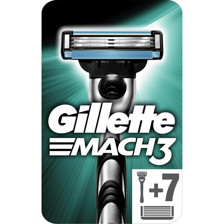 Gillette Mach3 + 8 Rasierklingen – Bild 1