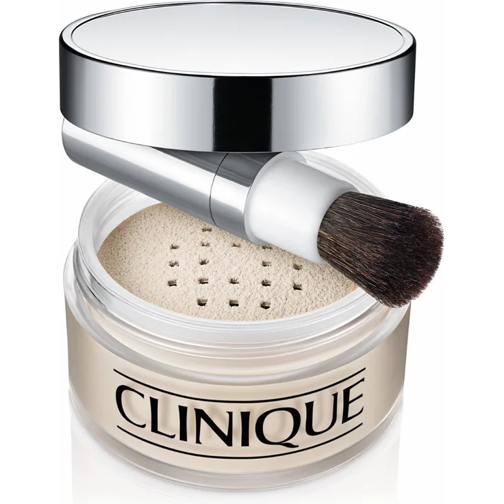 Clinique Make-up Blended Face Powder And Brush 20 Invisible Blend, mit einer festen Textur 