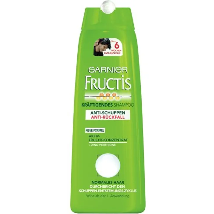 Garnier Fructis Anti-Schuppen Classic Shampoo, befreit effektiv von Schuppen, mit Anti-Rückfallwirkung, 6er-Pack (6 x 250 ml)