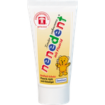 Nenedent Kinderzahncreme mit Fluorid 50 ml, fruchtiges Himbeer-Erdbeer-Aroma