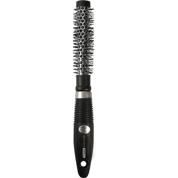 Titania Fönwellbürste Rund Silber/Schwarz