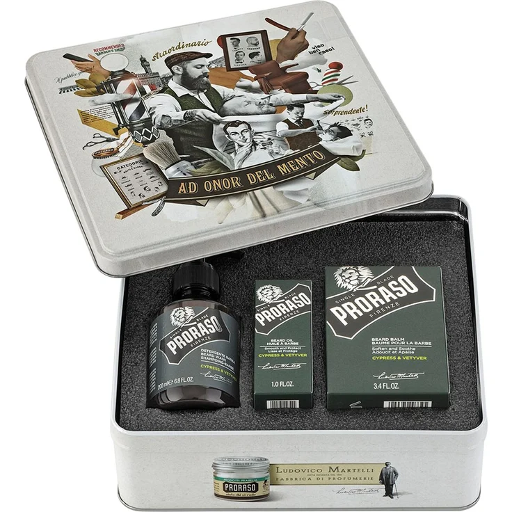 Proraso Cypress & Vetyver Bartpflege Beard Kit 3 teilig 330 ml – Bild 1
