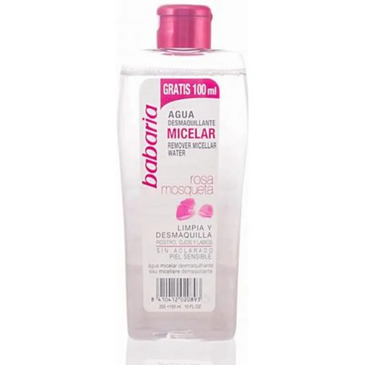 Babaria Rosa Mosqueta Agua Desmaquillante Micelar 400 ml für eine gereinigte Haut