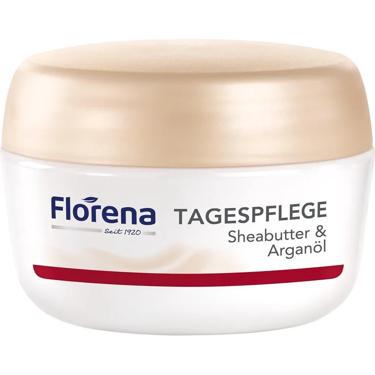 Florena Tagespflege Sheabutter&Argan. 50 ml Tagespflege für Damen und Herren