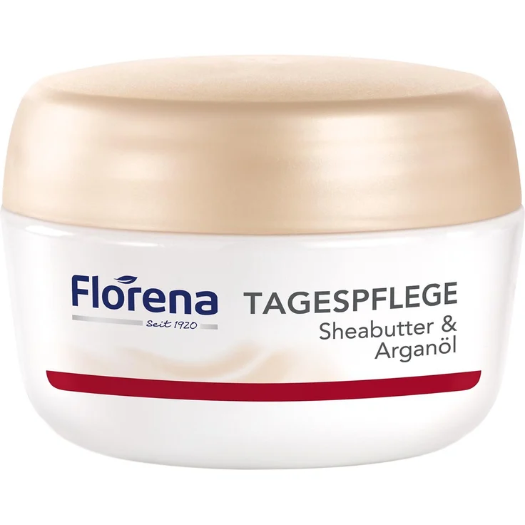 Florena Tagespflege Sheabutter&Argan. 50 ml Tagespflege für Damen und Herren – Bild 1
