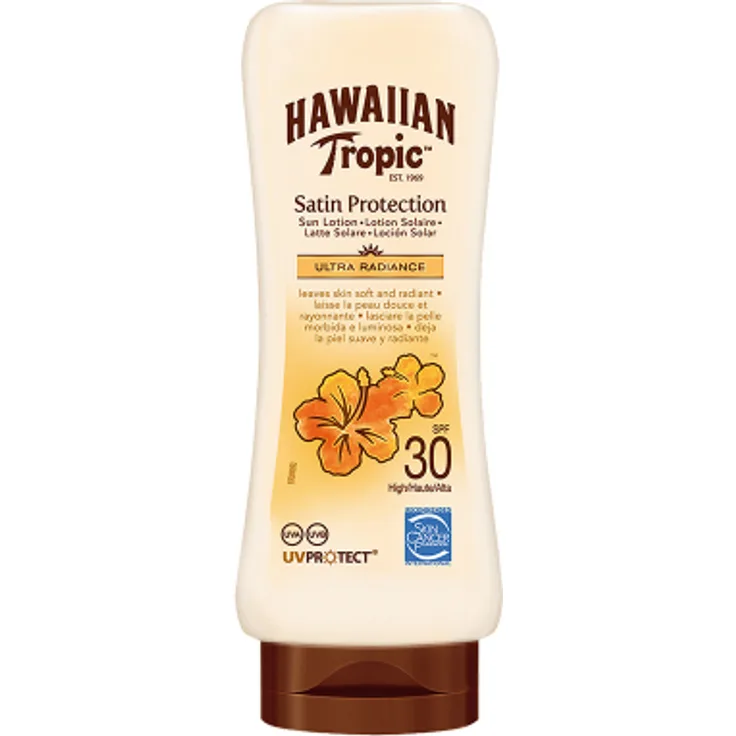 Hawaiian Tropic SATIN ultra radiance Glowing Protection sun lotion SPF30 180 ml