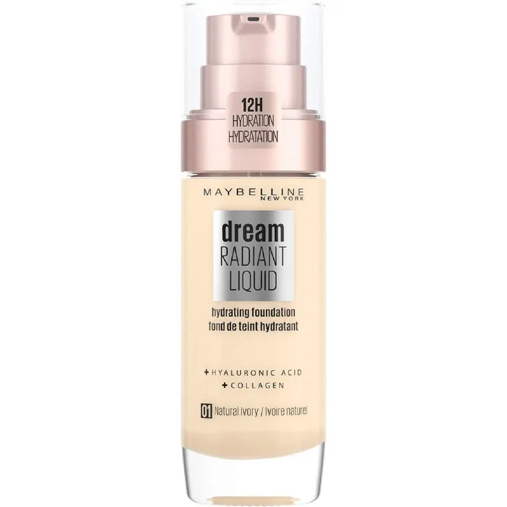 Maybelline New York Dream Radiant Liquid Make-up Nr1 Natural Ivory 30 ml