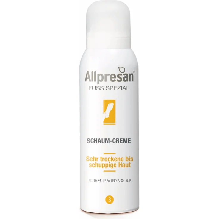Allpresan Fuß-Schaum-Creme 3 sehr trockene Haut 125 ml – Bild 1