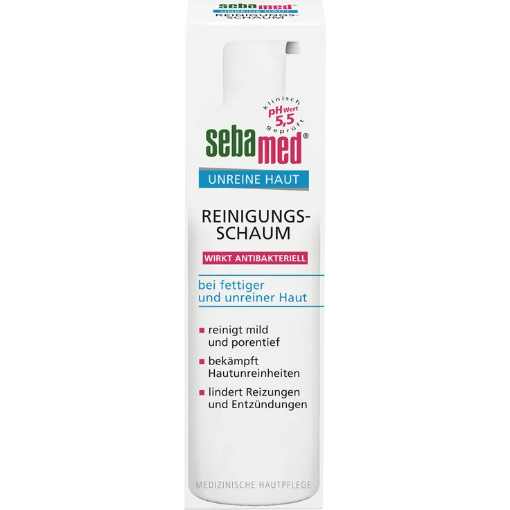Sebamed Unreine Haut Reinigungsschaum 150 ml, für Damen und Herren