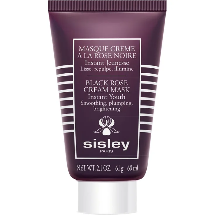 Sisley Black Rose Cream Mask 60 ml, für alle Hauttypen, Glättung, mit Lipid-Komplex, Aminosäuren und Mineralien aus dem Toten Meer