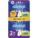 Always Ultra Damenbinden Long Binden mit Flügeln InstantDry System extra lang 20 Stück